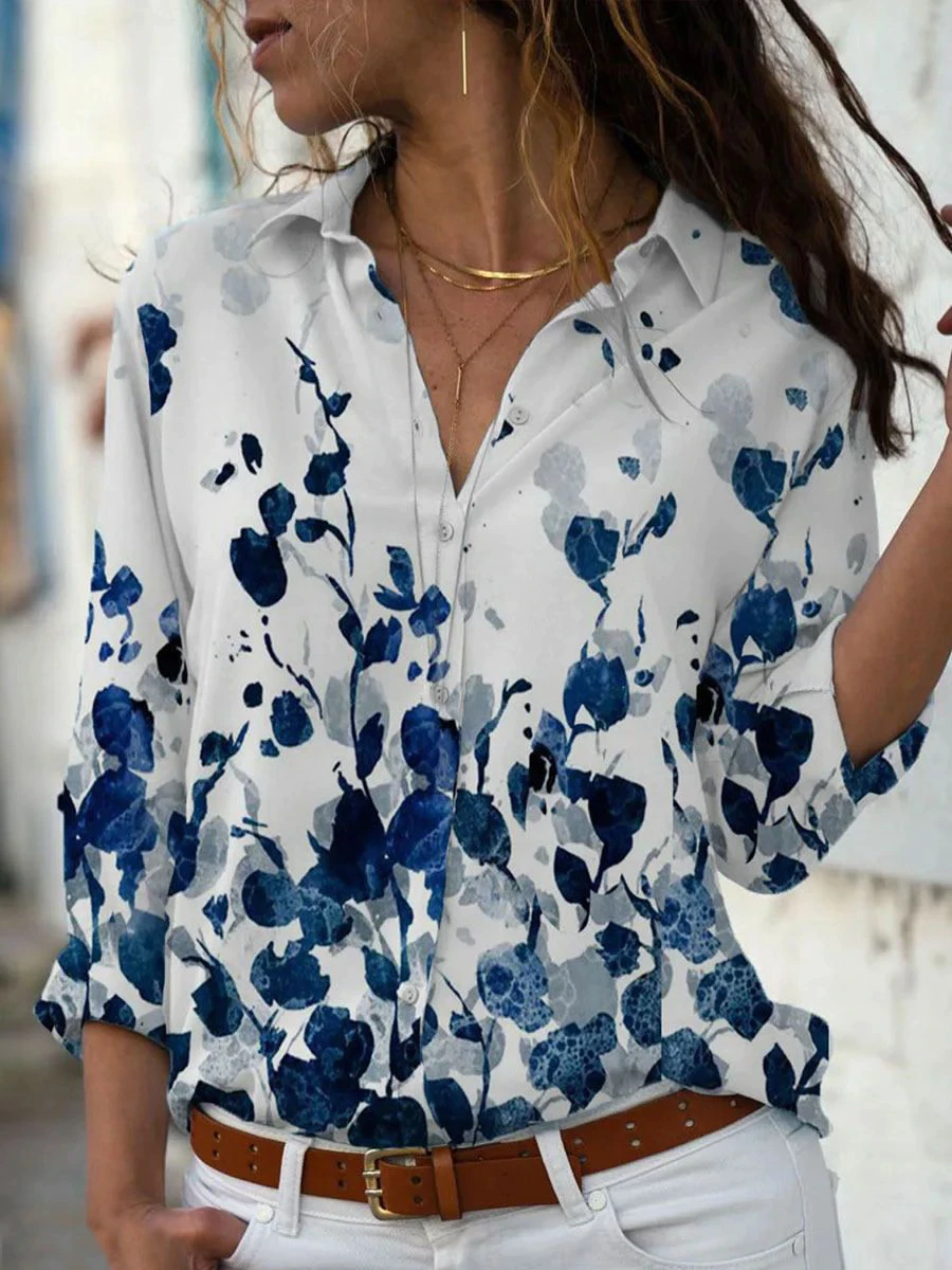 Fashion women shirt casual long sleeved shirt women spring and autumn new women blouses